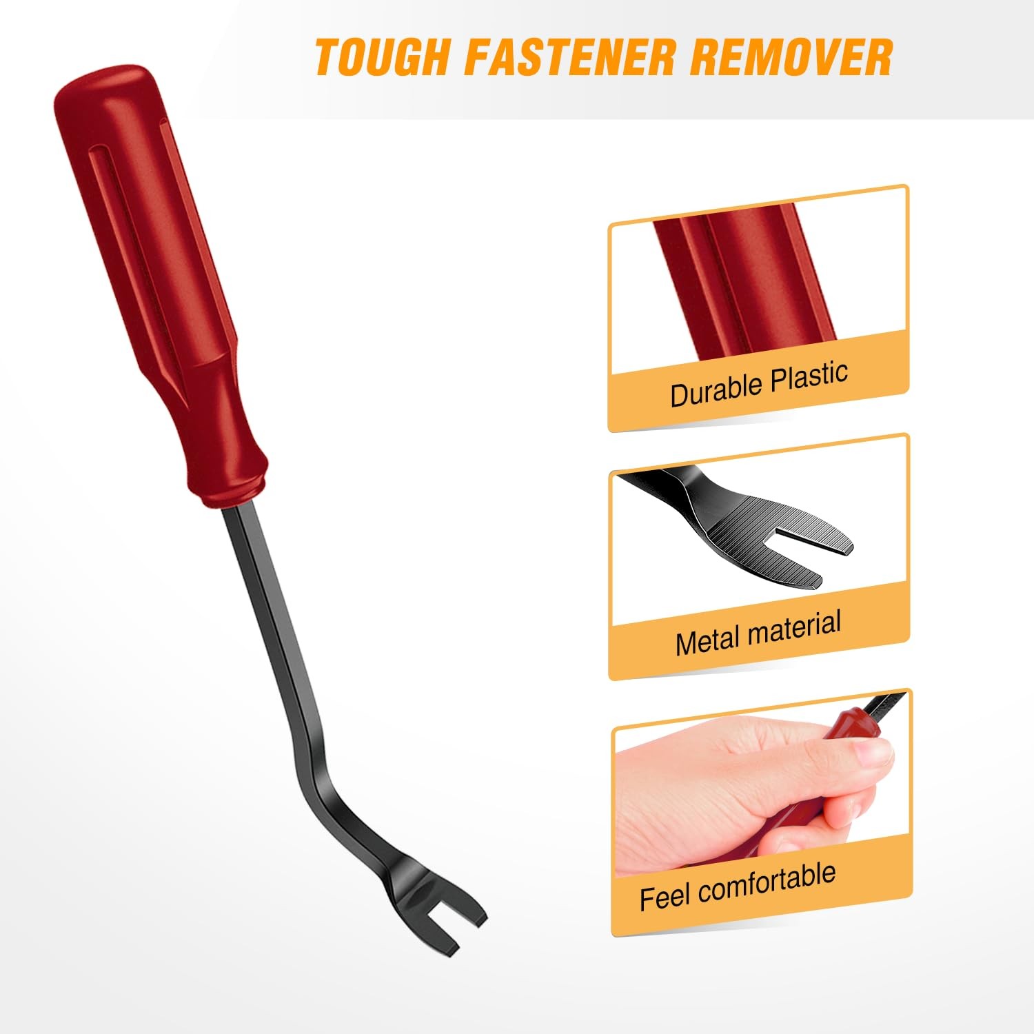 Auto Trim Removal Tool Kit 6PCS NoScratch Car Fastener Remover Set