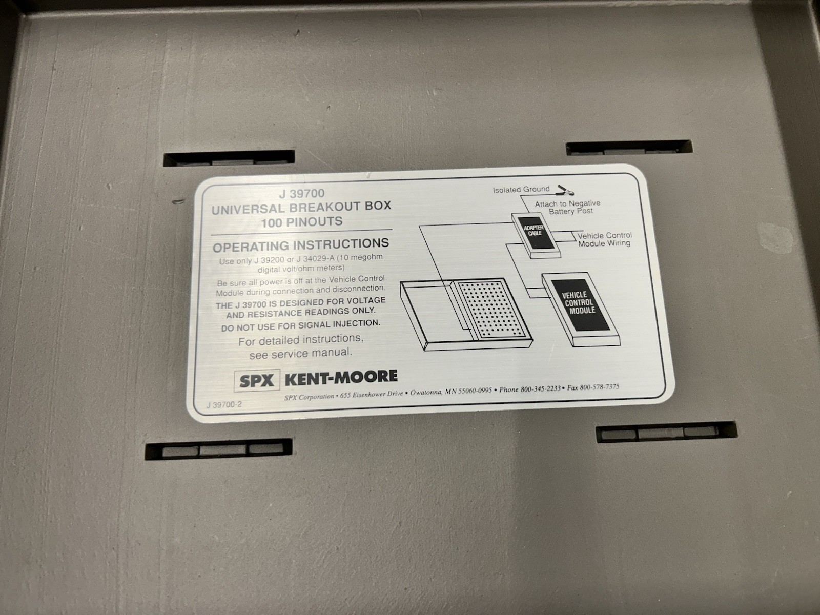 Kent-Moore J-39700 | Break-Out Box