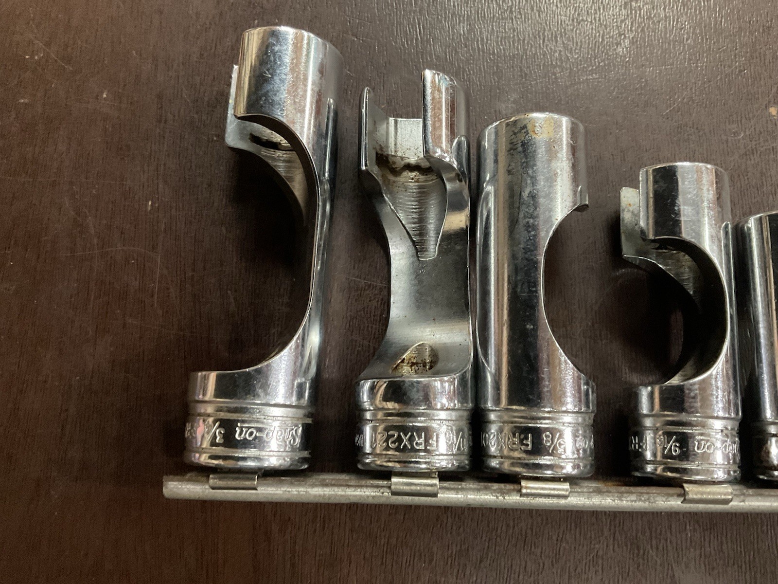 6pc Snap-on 3/8″ Drive 6pt Flare Nut Socket Set (Models In Description)