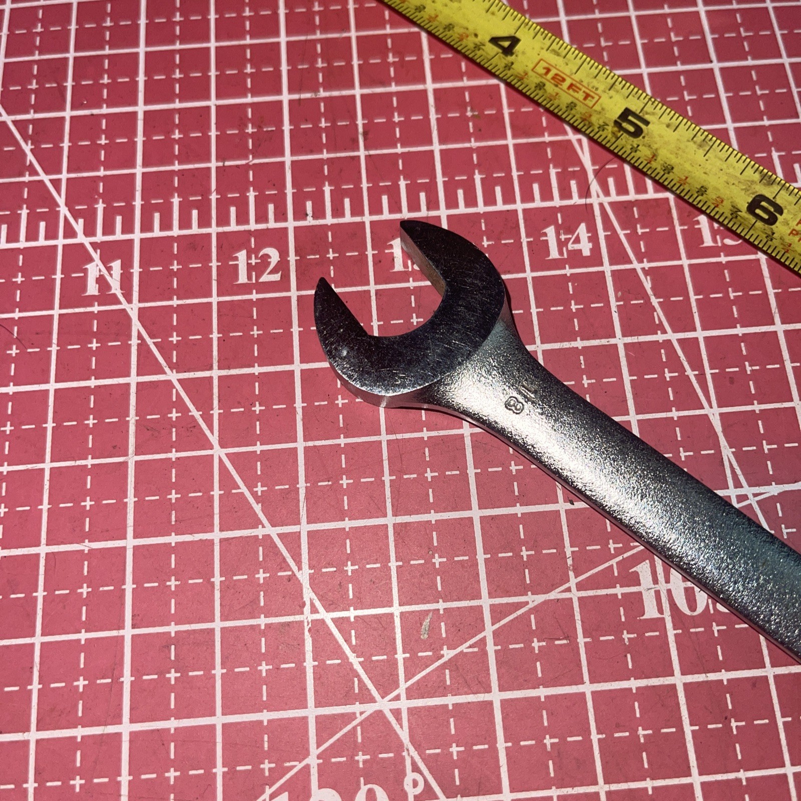Proamerica USA 1114 14 X 15 MM Metric Open End Wrench 14MM 15MM Vintage