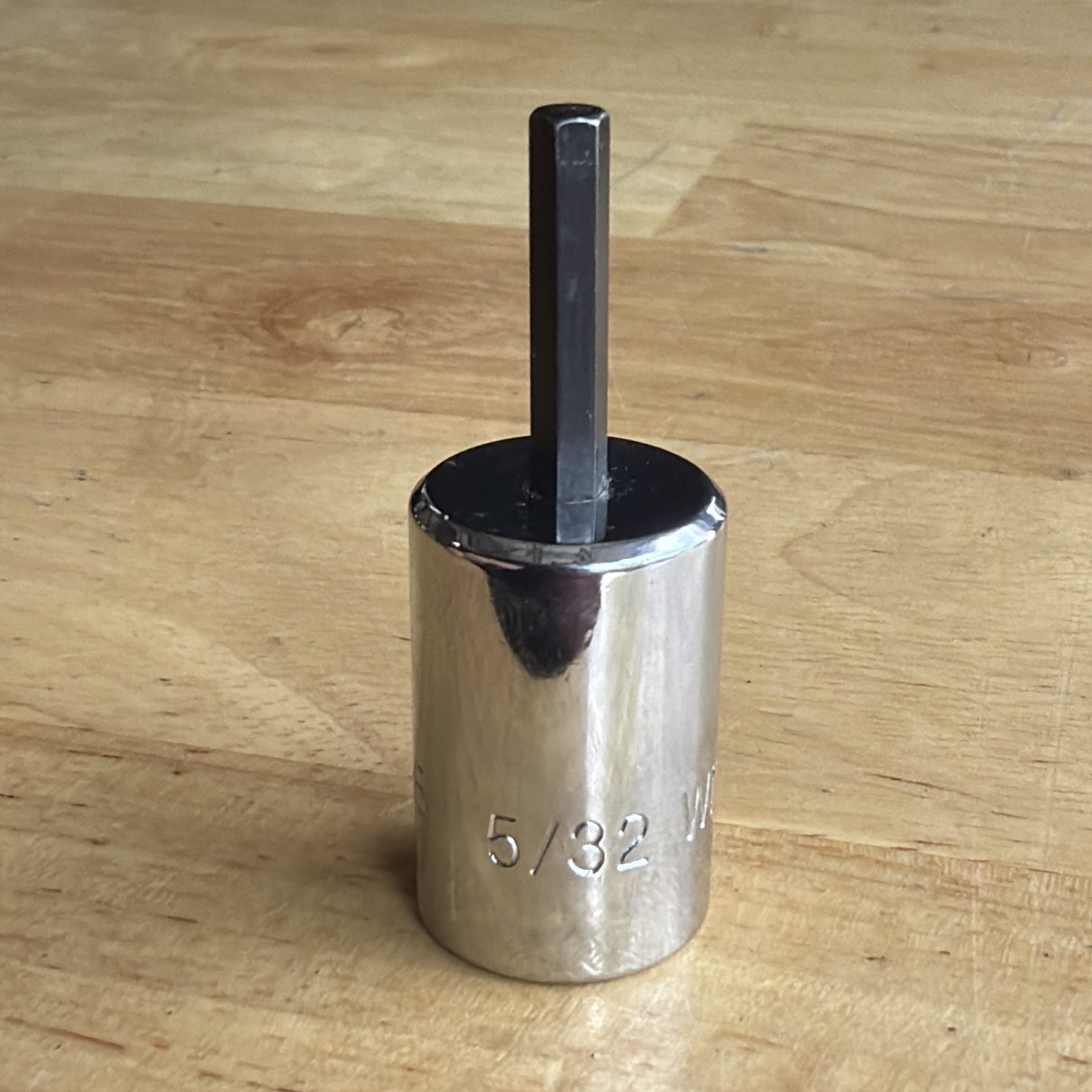 Williams Tools 5/32″ Hex Bit Driver Socket 3/8″ Drive BA-5 Made in USA