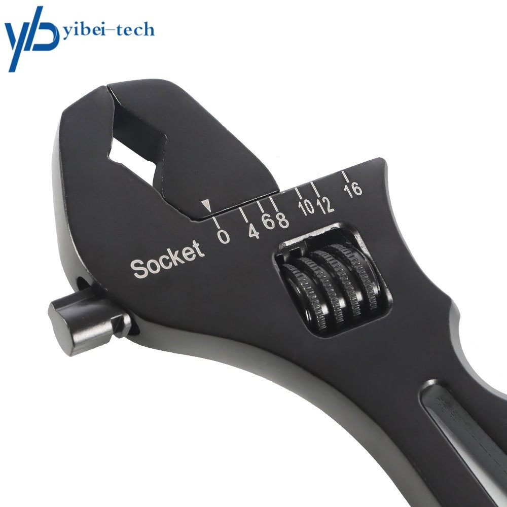 3AN-16AN Adjustable An Fitting Wrench Aluminum For An Hose Adapters Ends Spanner