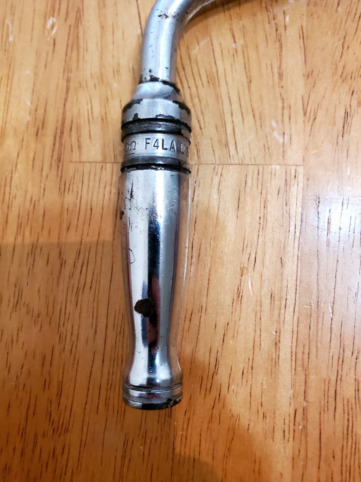 Snap On 18″ Long 3/8″ Drive Chrome Speeder Handle Wrench USA F4LA READ AD