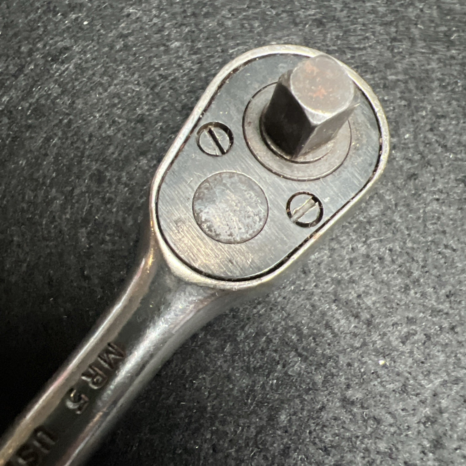 Vintage MAC Tools MR5 1/4” Ratchet w/ M4E Extension