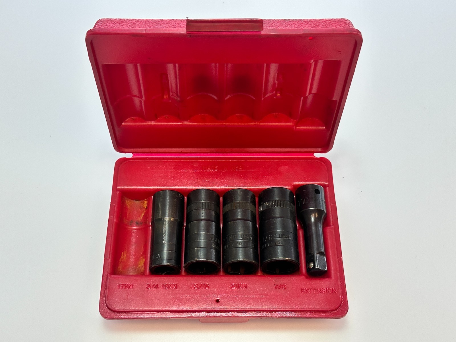 Ken-Tool USA 30111 5pc Double-Duty Flip Socket Set w/ Matco Extension, Missing 1