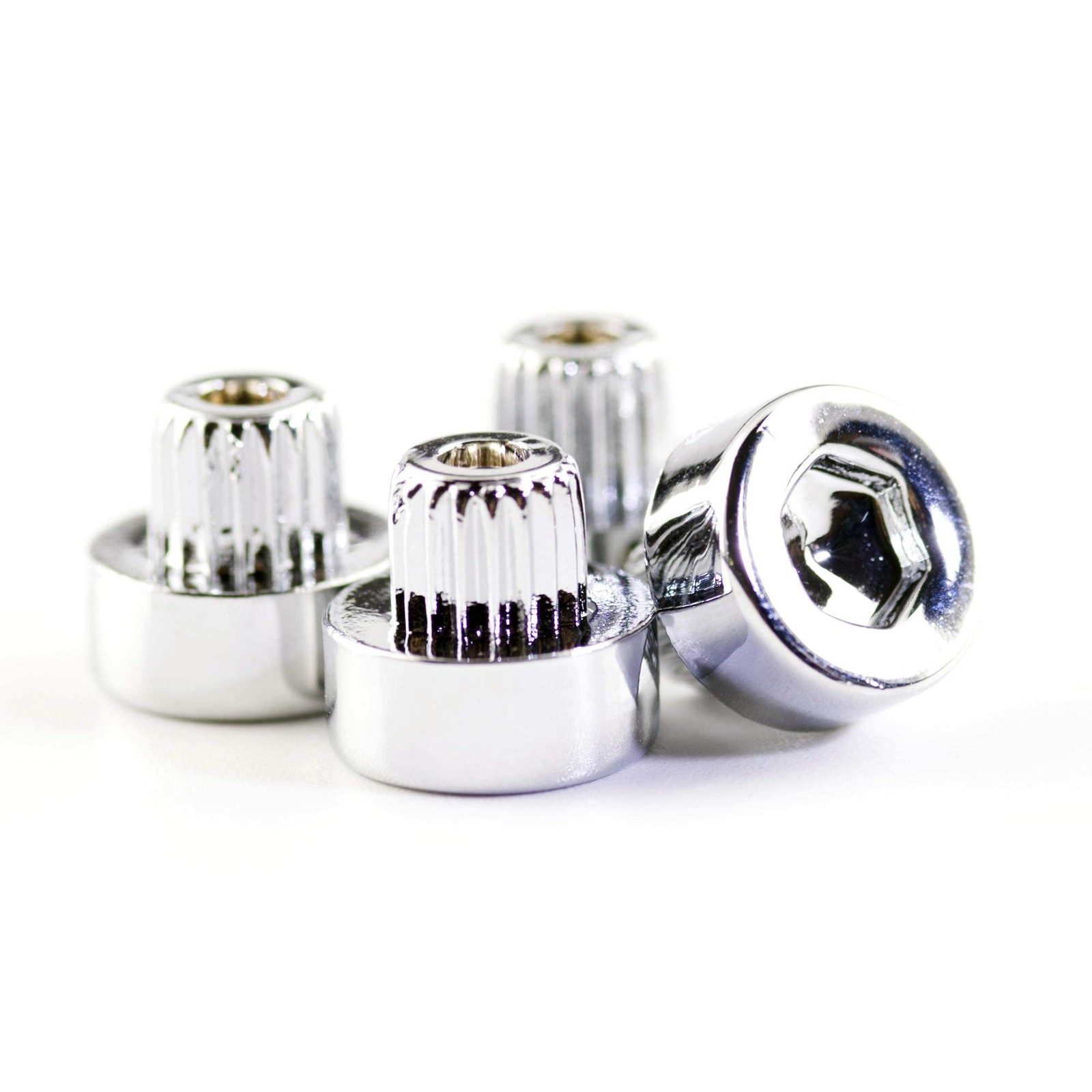 50pcs Wheel Rim Lip Rivets Nuts of 6.2mm/0.24in Hole 6.2mm(0.24″)Diam, Chrome