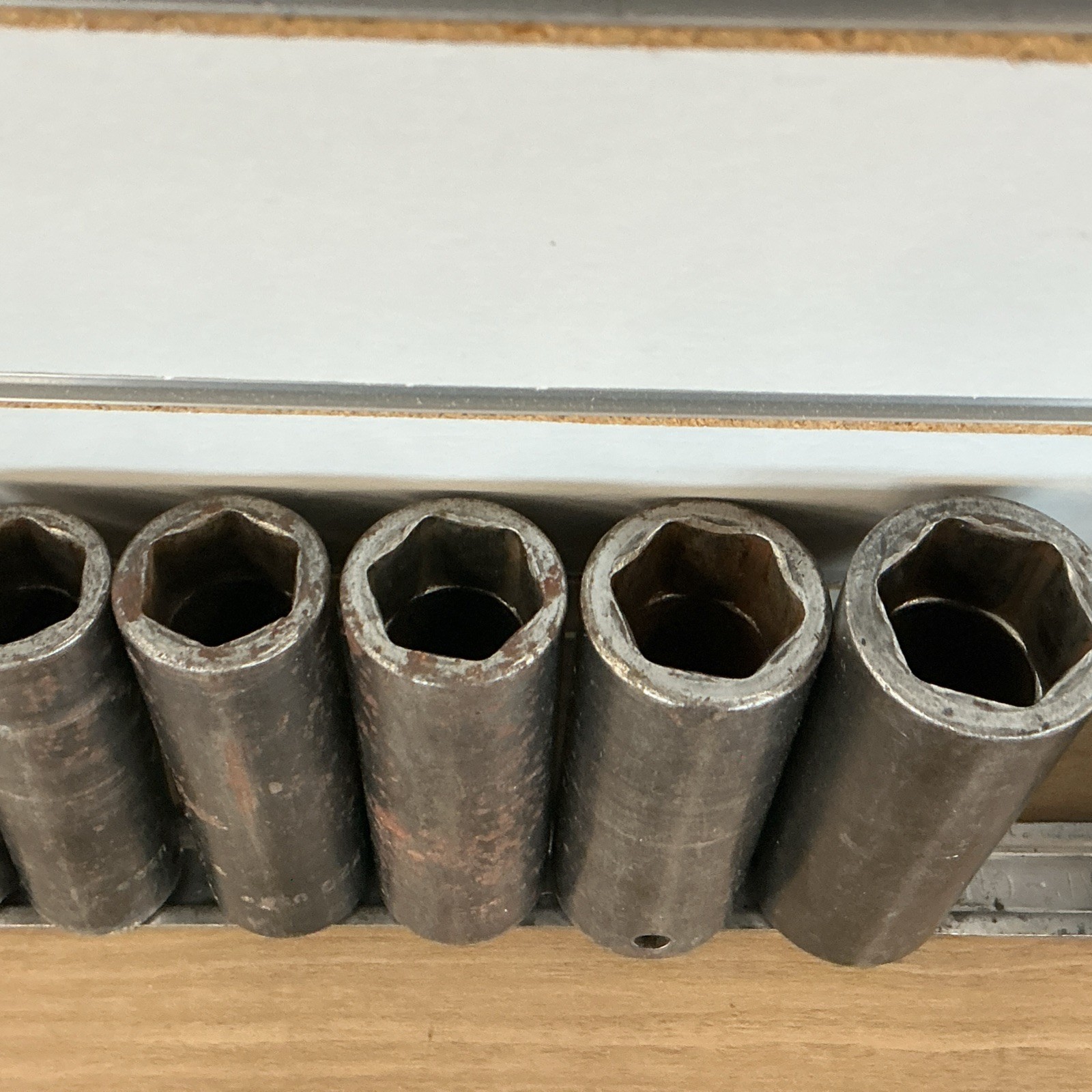 Snap On 1/2″ Drive SIM 160-320 Deep Impact Sockets 1/2″ to 1″ 9 Pc Set 6 Point