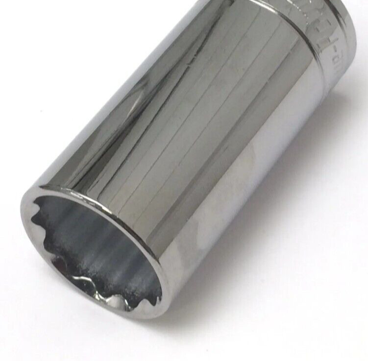 BLUE POINT Tools BLPLM3812, 3/8″ DRIVE, 12MM. SOCKET, DEEP/HIGH, 12 POINT.