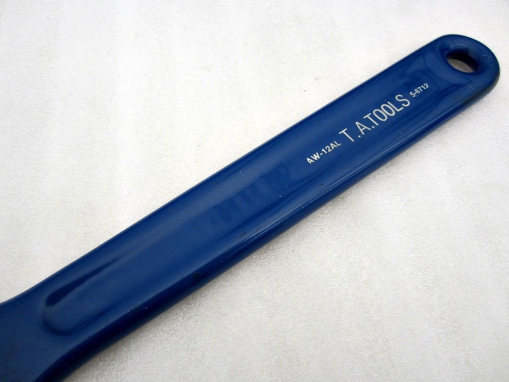 Vintage Thorsen T.A. Tools 12″ Adjustable Wrench AW-12AL Soft Grip Spain