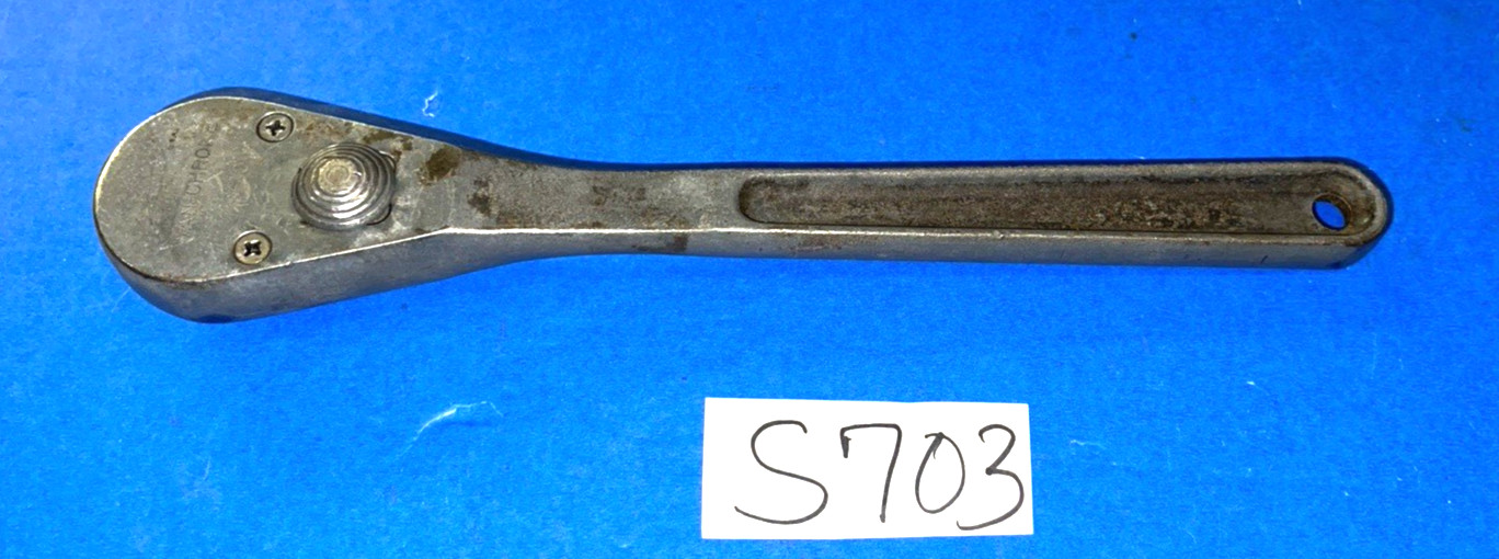 HERBRAND TOOLS VINTAGE 1/2 DRIVE RATCHET S-10 SLIDE SHIFT REVERSIBLE