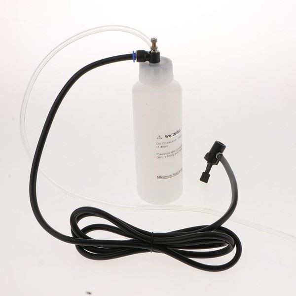 Pneumatic Brake Fluid Bleeder w/ 4 Master Cylinder Adapters for Car Motor