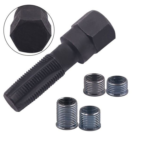 Reamer Tap Tool Rethread Repair Kit Steel Vehicle Accessories Practical
