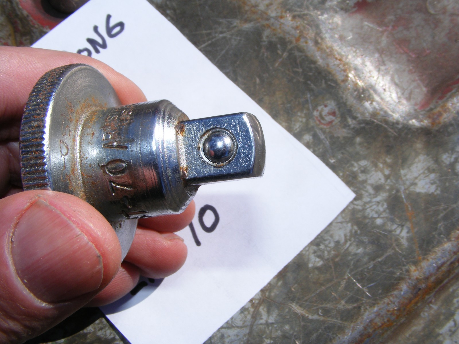 1/2 dr ratchet spinner thumbwheel adapter armstrong 8t-70