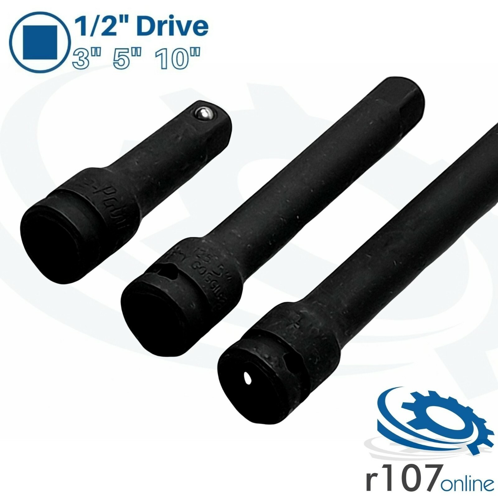 Blue Point 1/2″ IMPACT Extensions 3″, 5″ & 10″ – As sold by Snap On