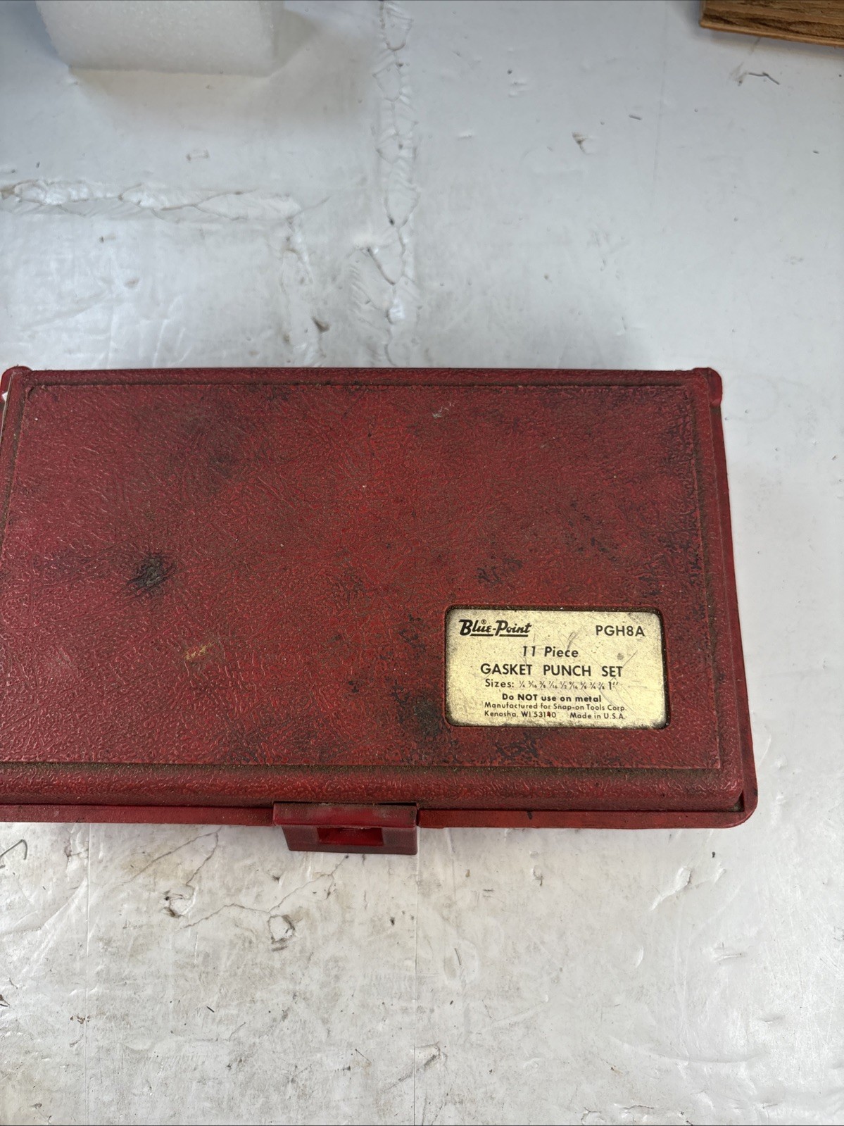 Blue Point PGH8A 11 Piece Gasket Punch Set