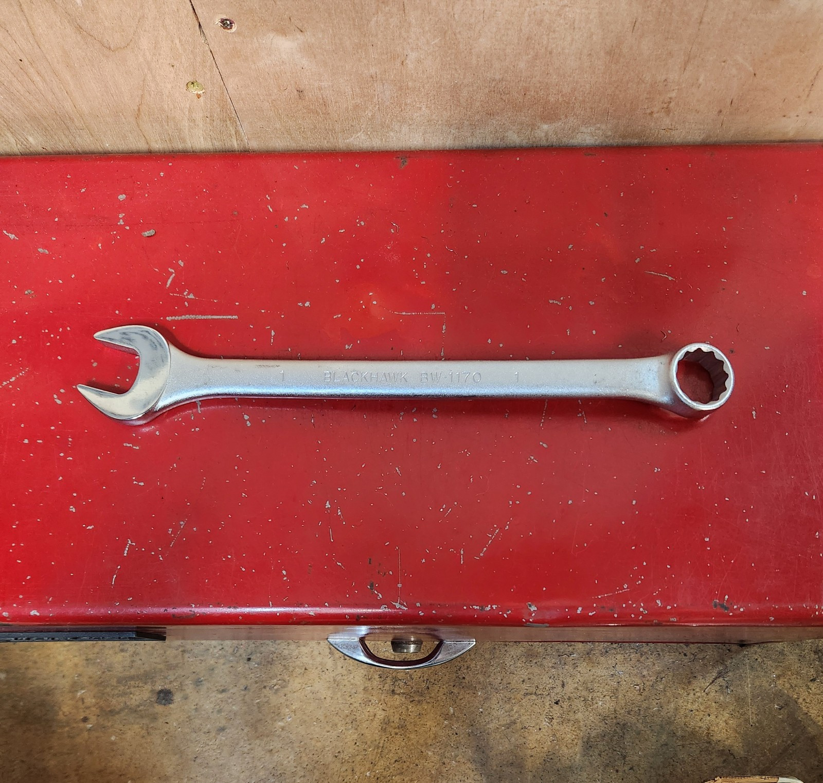 Blackhawk USA SAE 1″ Combination Wrench 12 Point BW-1170 NOS Vintage