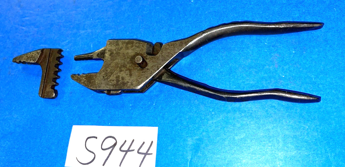 EIFEL TOOLS VINTAGE GEARED PLIERENCH 7 INCH 1 EXTRA HEAD