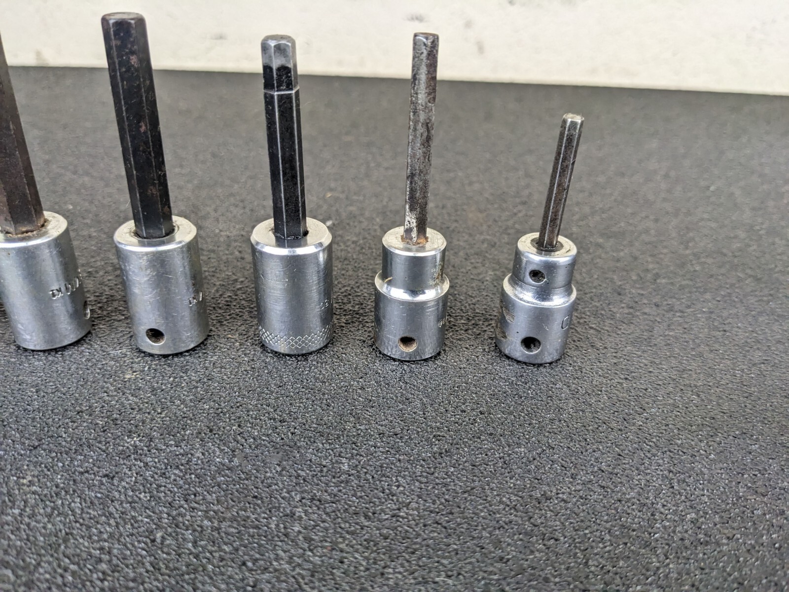 #bj277 Mac Tools 6pc Hex Allen Socket Bit Set METRIC 4mm to 9mm