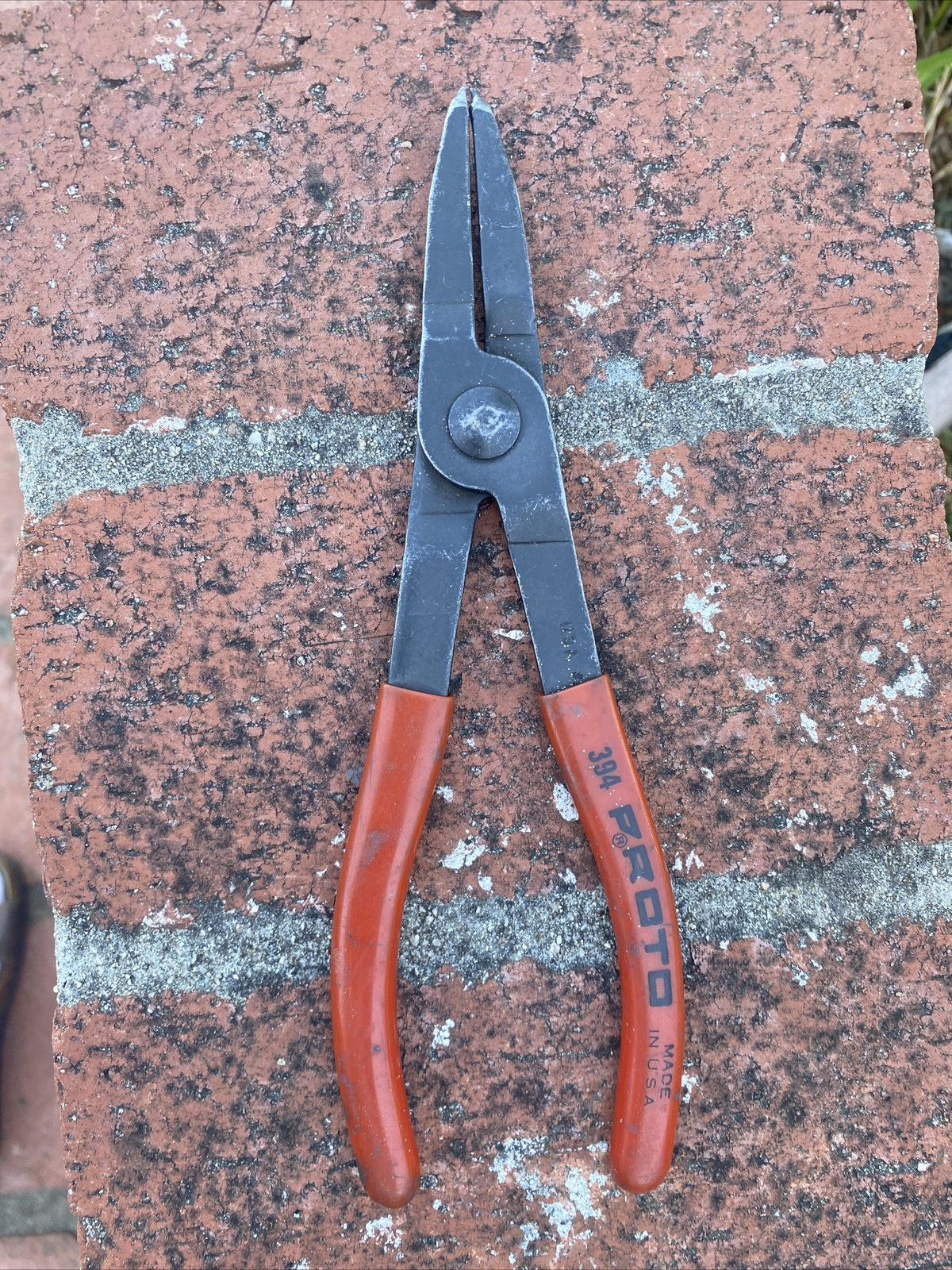 PROTO 9in RETAINING RING 394 PLIERS STRAIGHT FIXED TIP INTERNAL