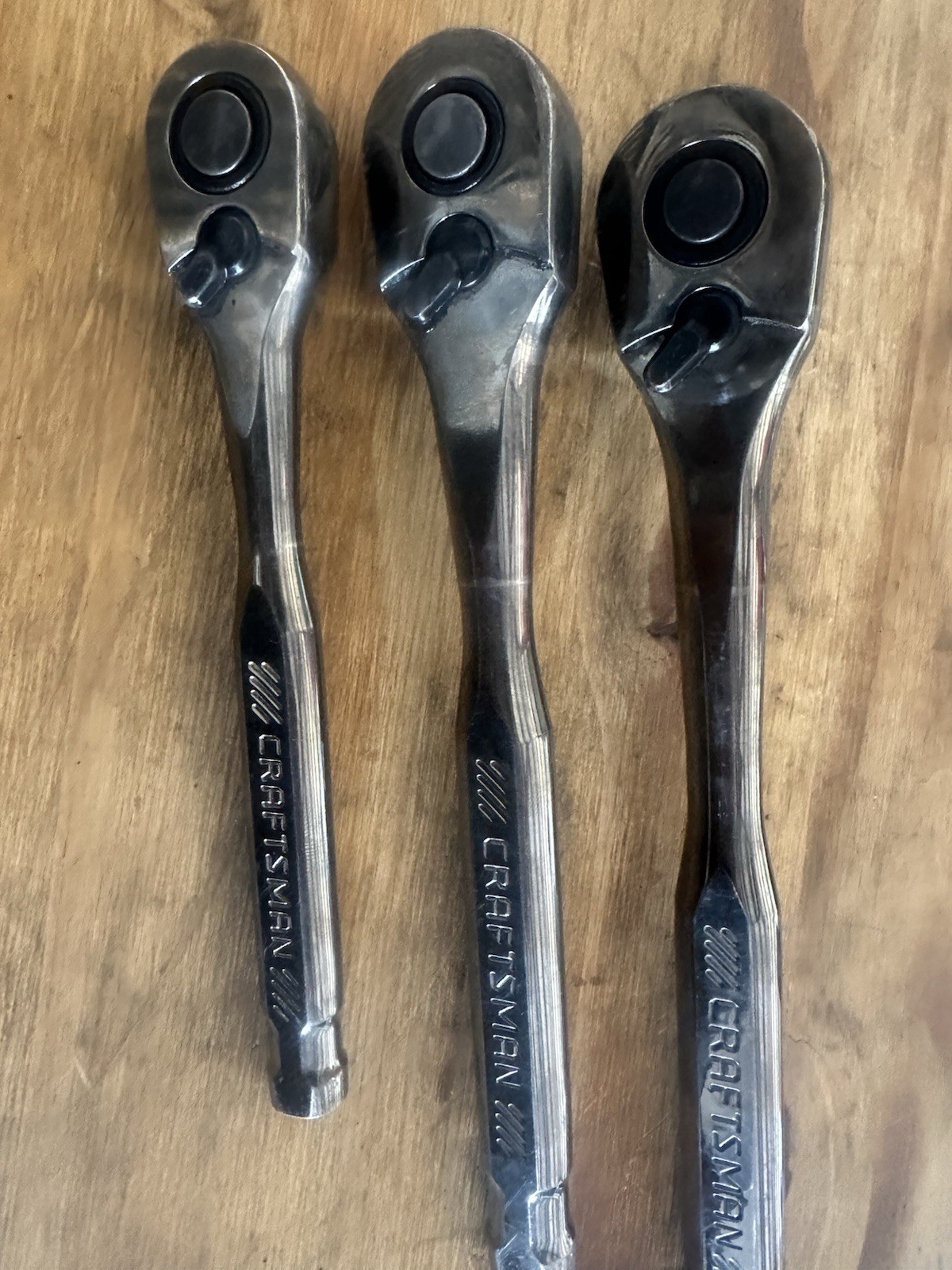 Craftsman Ratchet Set 1/2in, 3/8in, 1/4in Gunmetal Chrome