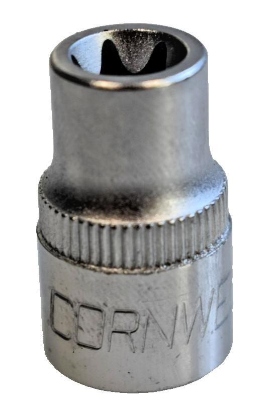 Cornwell Tools CBSE102 E10 TORX External Star Shallow Socket 3/8″ Drive Chrome