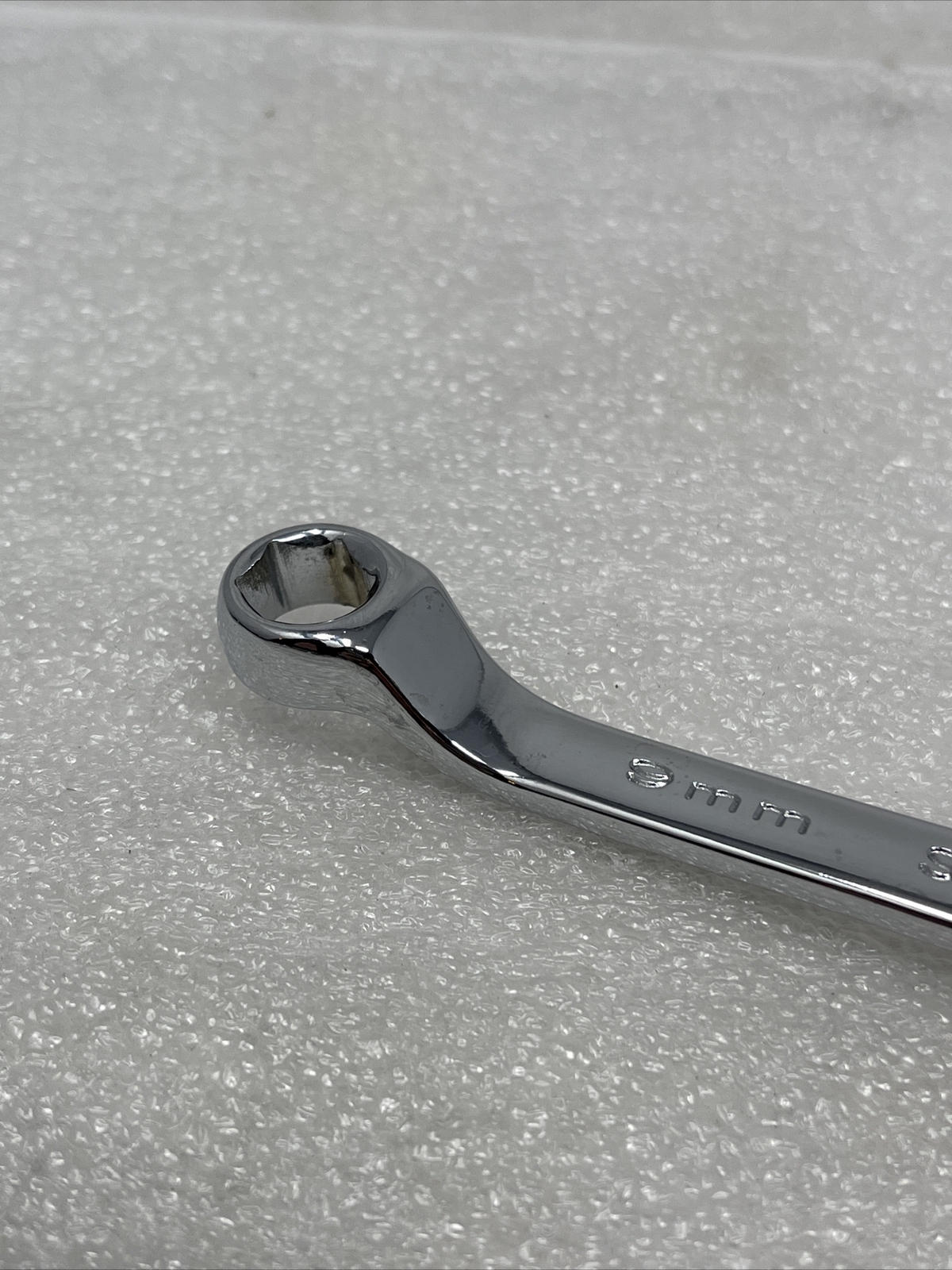 SK Tools 87779 Metric Offset Stubby Box End Wrench, 6 Point, 9mm x 10mm New USA