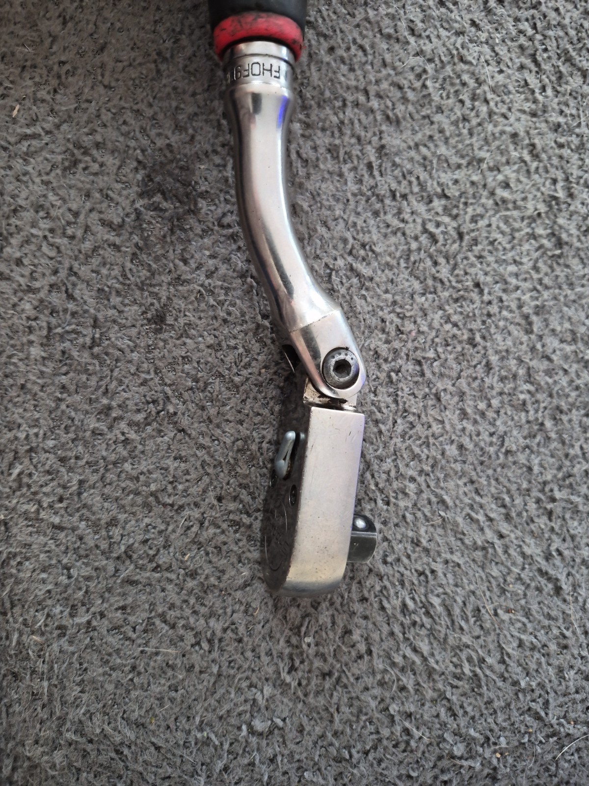 SNAP-ON 3/8″ DRIVE SOFT GRIP FRONT BENT FLEX HEAD RATCHET FHOF936 USA
