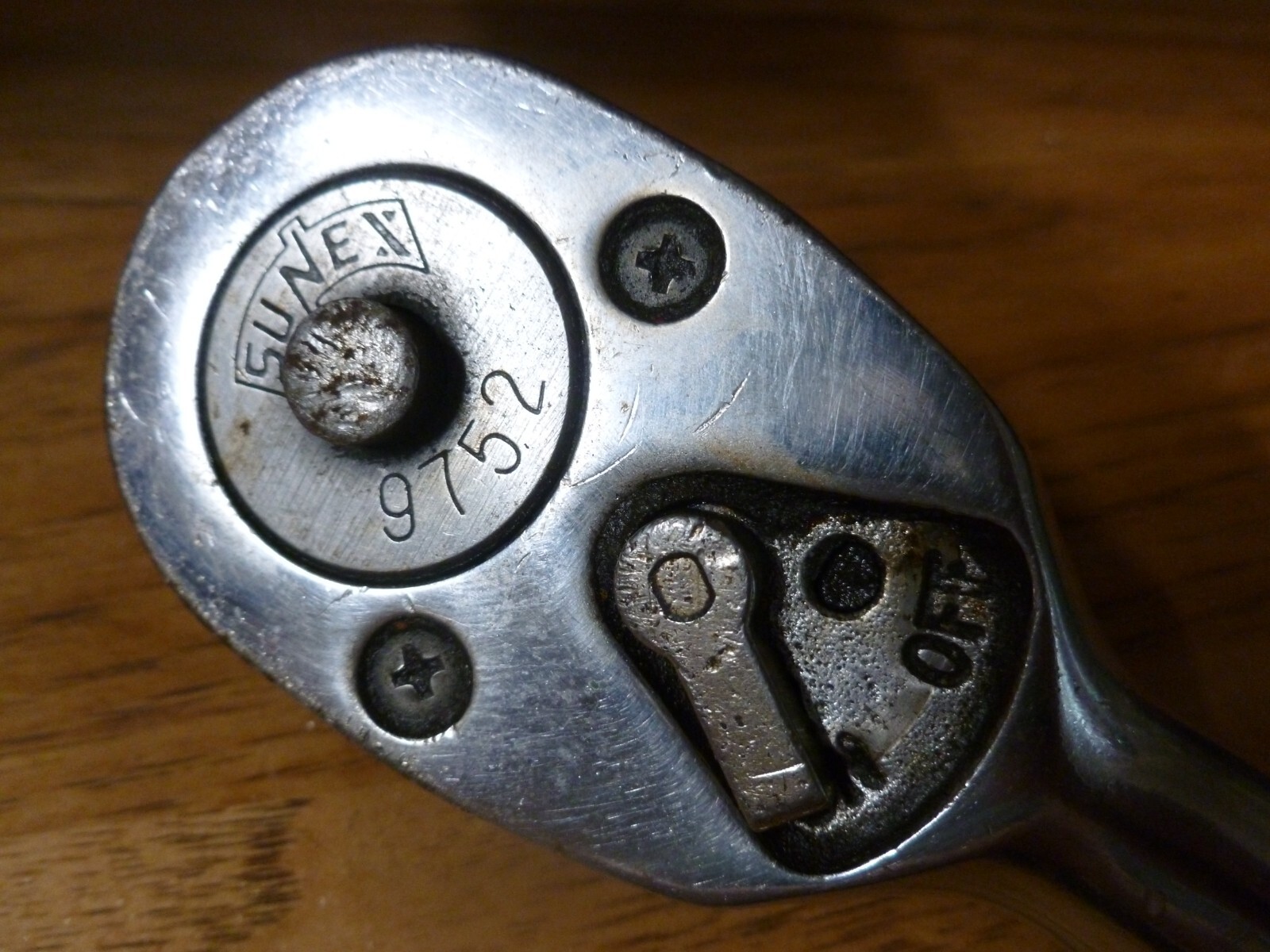VINTAGE – USED – OLD Nice – SUNEX 1/2″ DRIVE PROFESSIONAL RATCHET #9752
