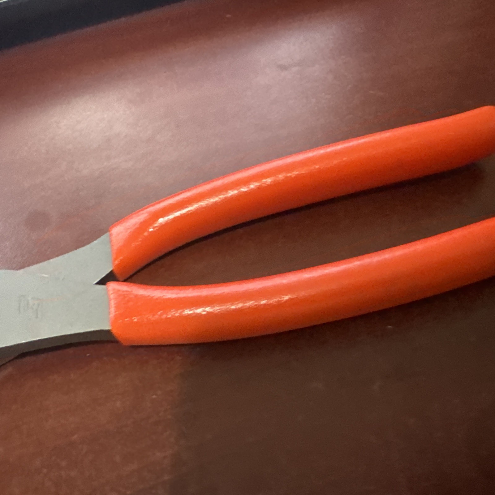 Snap-on Tools USA NEW ORANGE Grip 8″ High Leverage Diagonal Cutter Plier 388ACFO