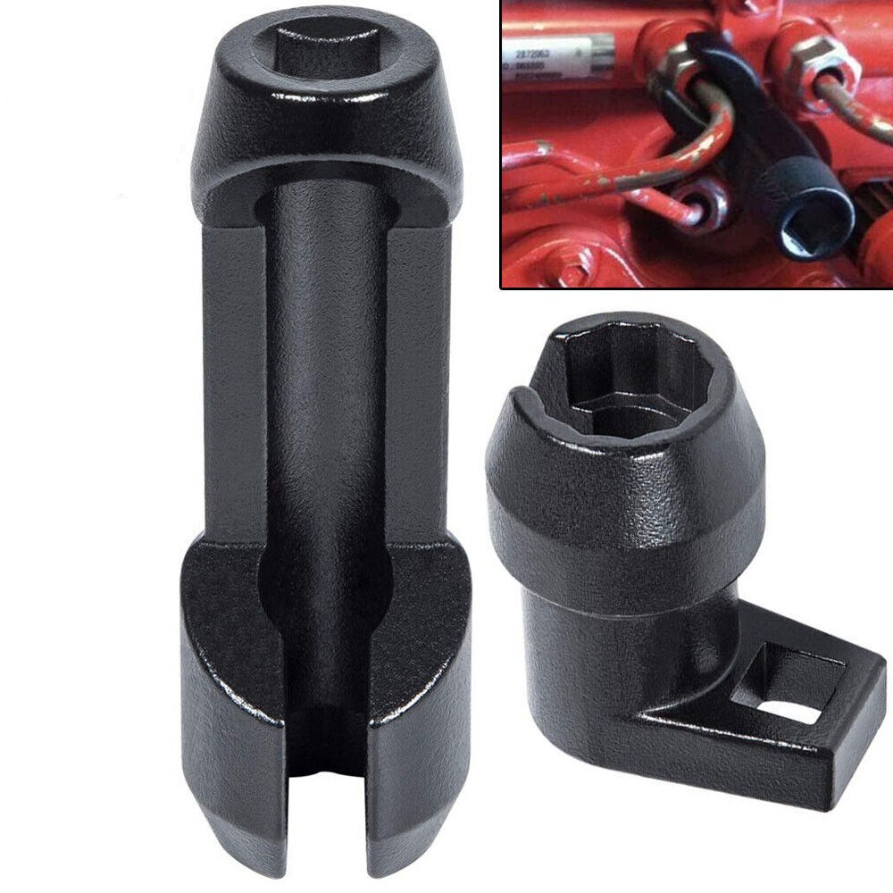 Fuel Injector Line Socket Set 12 Point Flare Nut For Ford Powerstroke 6.7 Diesel