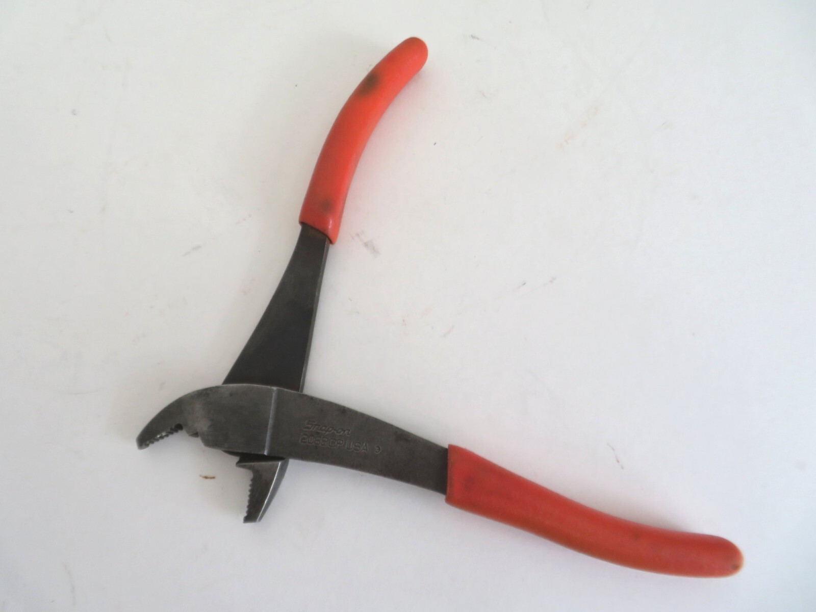 Snap-On 208BCP Pliers Orange Handle Rounded Nose Battery Terminal Pliers USA