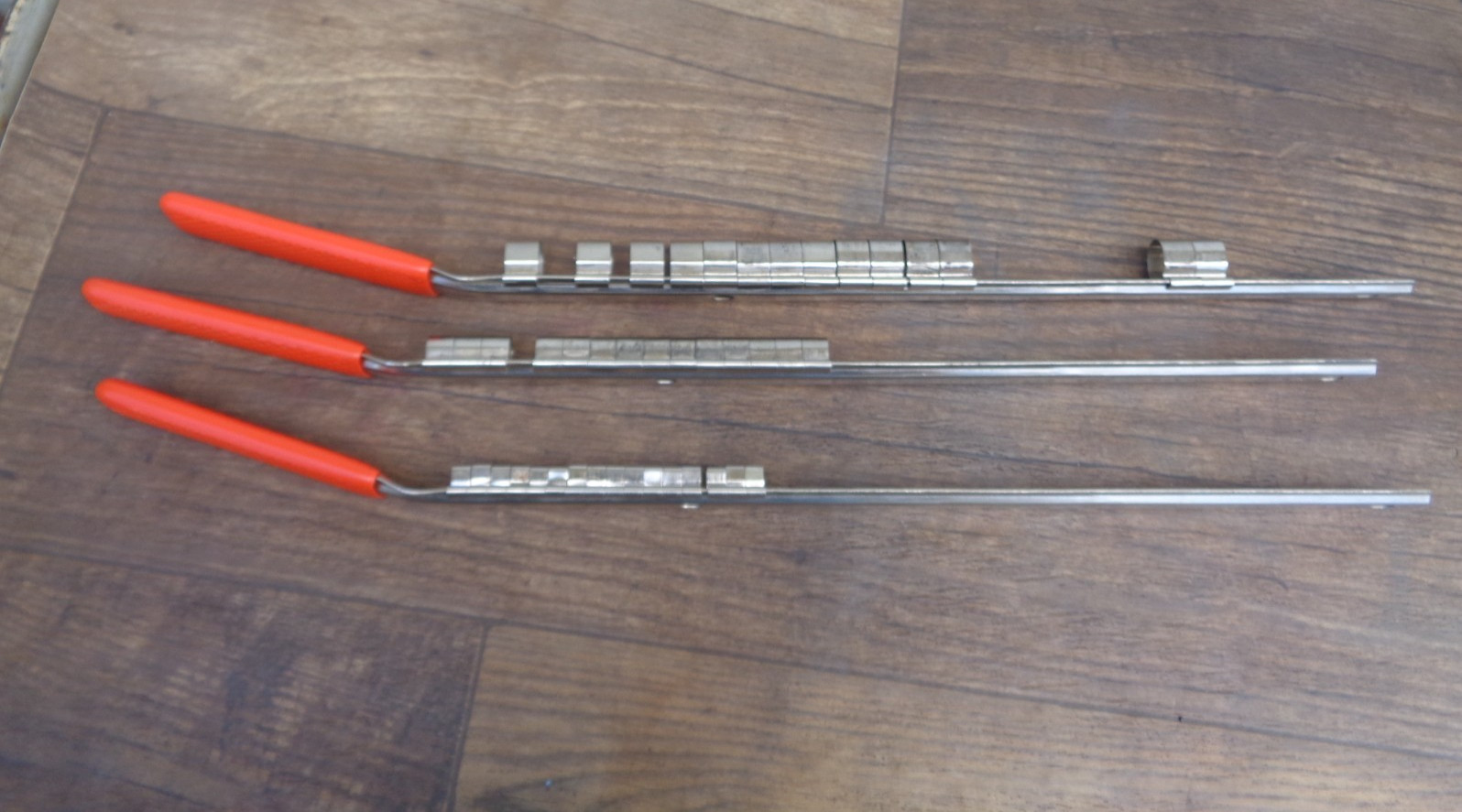 Vintage CRAFTSMAN Socket Rack/Rail Set – 3pcs – 1/4, 3/8, 1/2 Drive