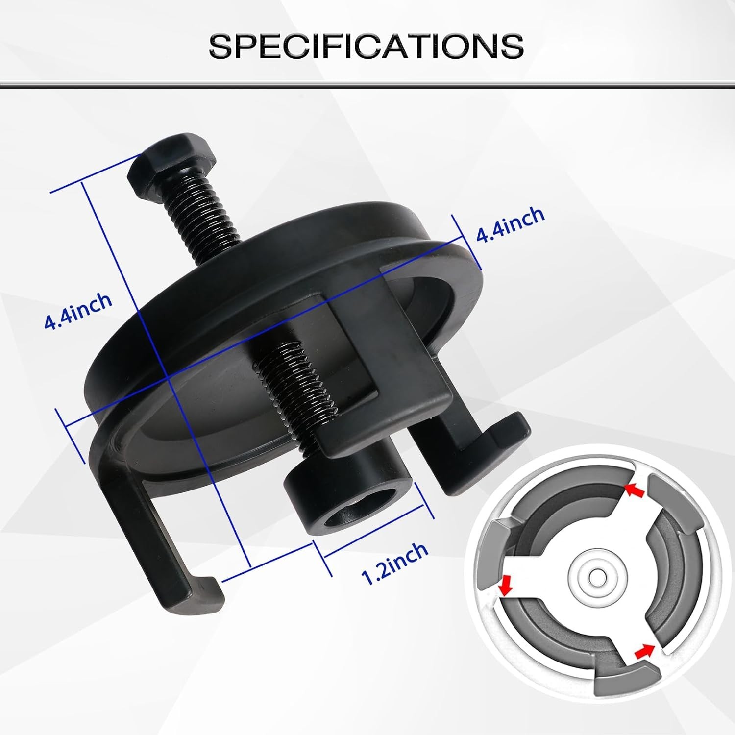 For GM Dodge Chrysler Ford Harmonic Balancer Puller Pulley Crank Puller 25264
