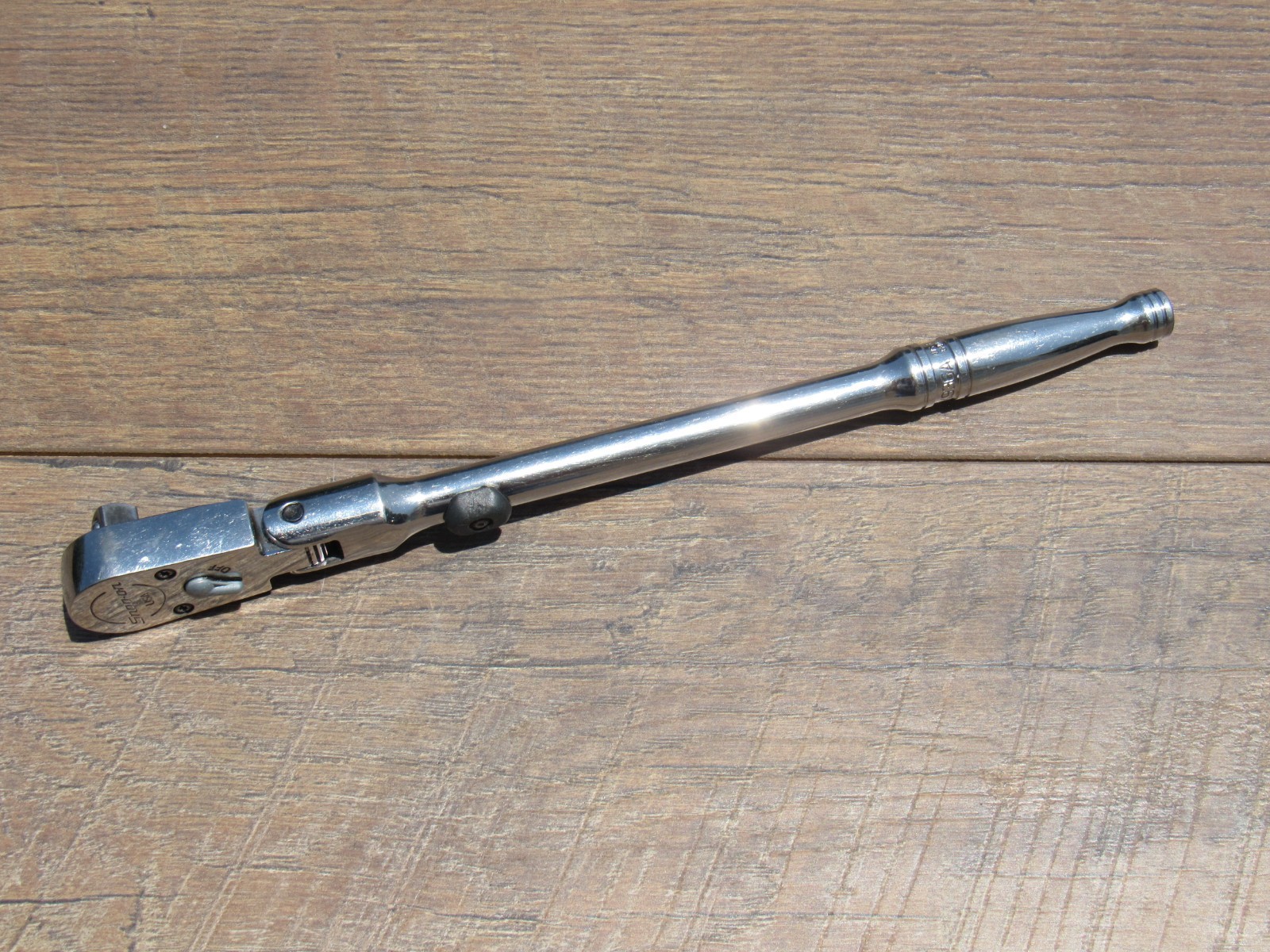 SNAP ON 3/8″ DRIVE FX936A LONG HANDLE LOCKING FLEX HEAD RATCHET NEW LOGO 11.5″