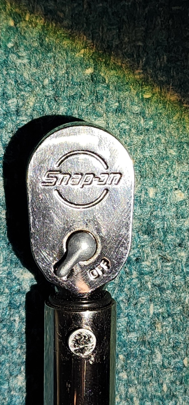 Snap On USA 1/4″ Adjustable Click-Type Ratcheting Torque Wrench QD1R200A. Used.