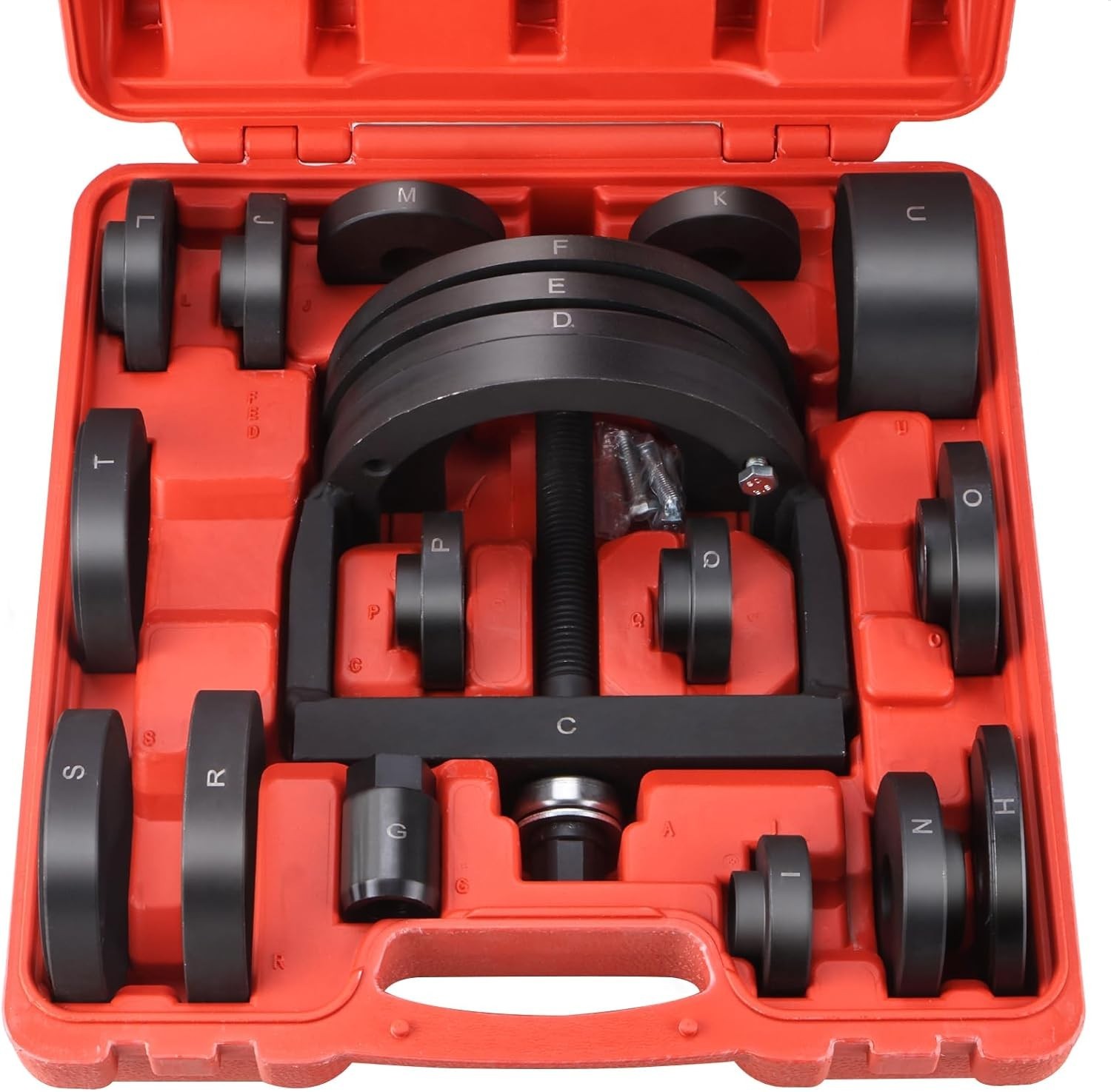 Master Wheel Hub & Bearing Removal and Installation Tool Set C to U Sizes 19Pcs
