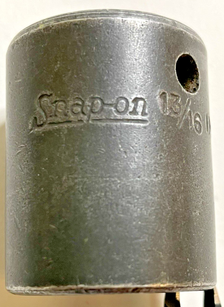 Snap-On IM260 1/2″ Drive 13/16″ Shallow 6 Point Impact Socket Made in USA