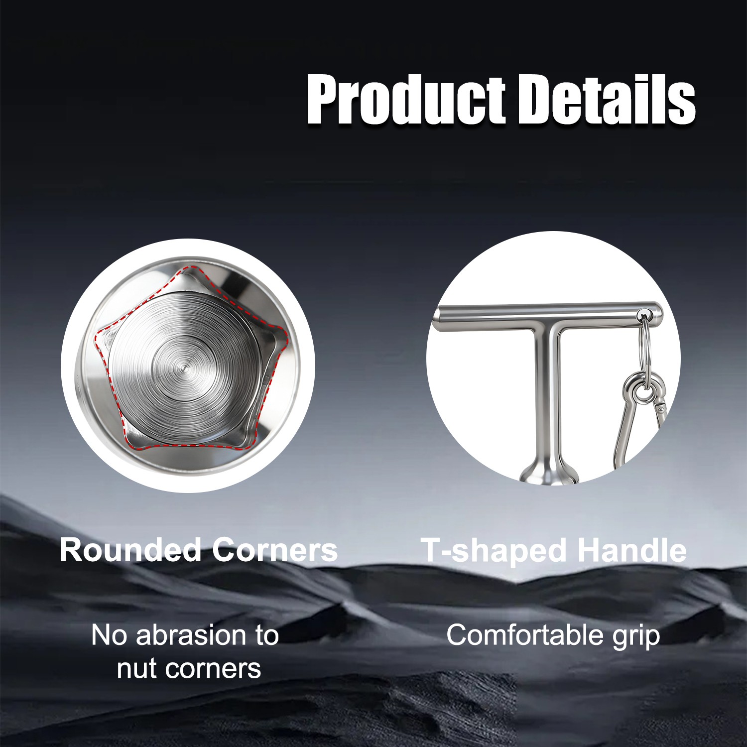 13/16″ T-Handle Penta Socket Wrench Tool for Secondary Pedestals Stainless Steel