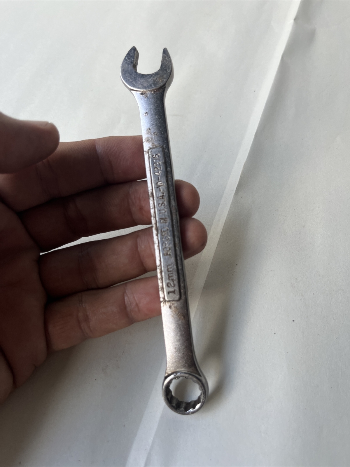 CRAFTSMAN -VA-42916 COMBINATION WRENCH 12 POINT, 12mm – FORGED USA (t20)