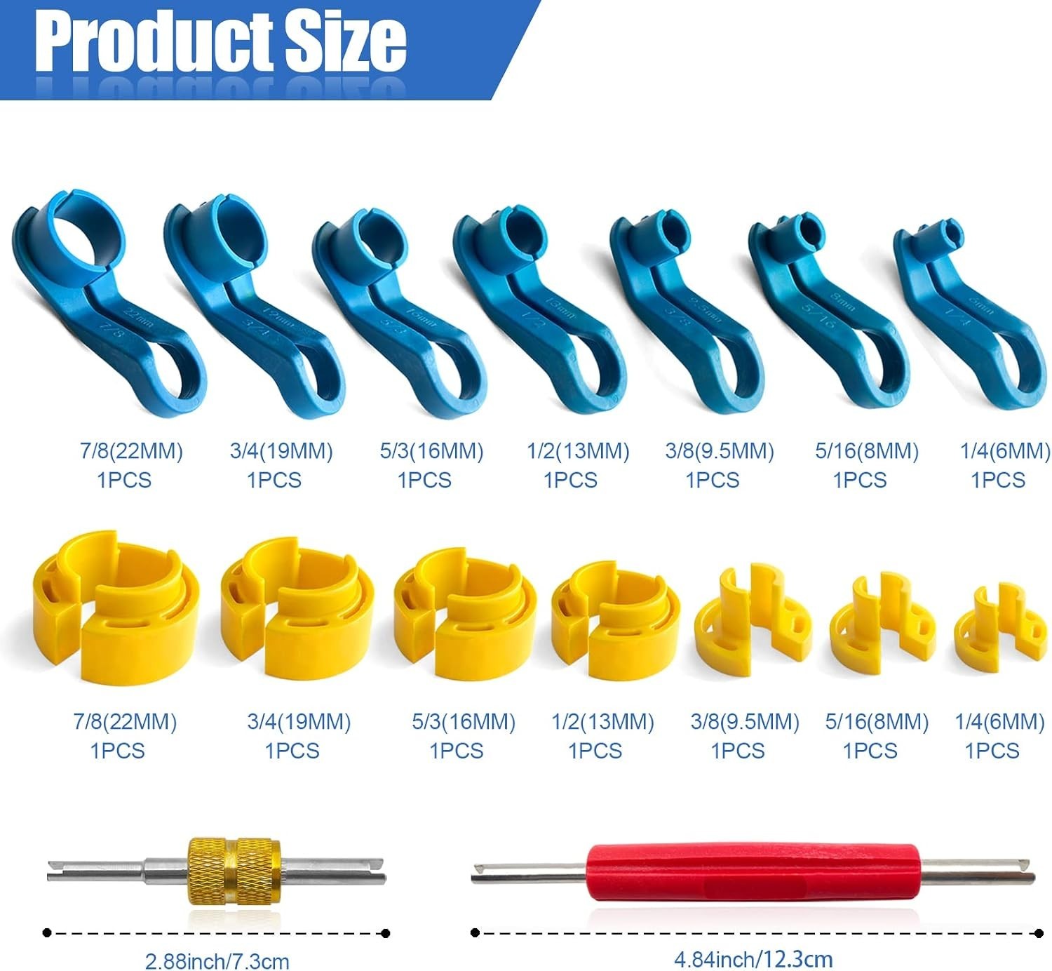 16PCS Fuel Line Disconnect Tool Set with Storage Box for Auto Repair Efficiency