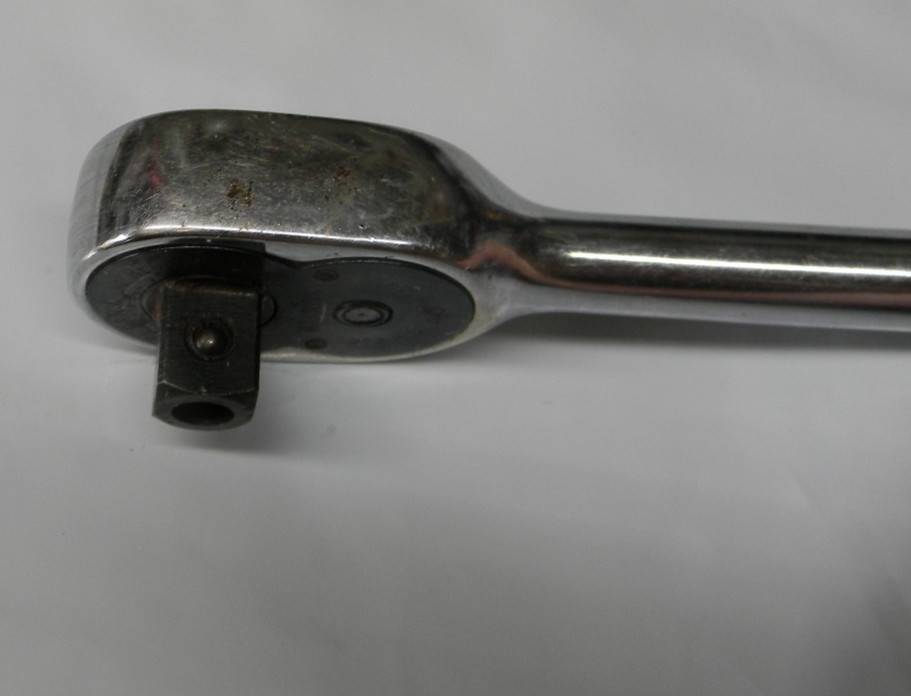 SNAP-ON 3/8″ DRIVE 7-1/2″ LONG STANDARD HANDLE QUICK RELEASE RATCHET #F723