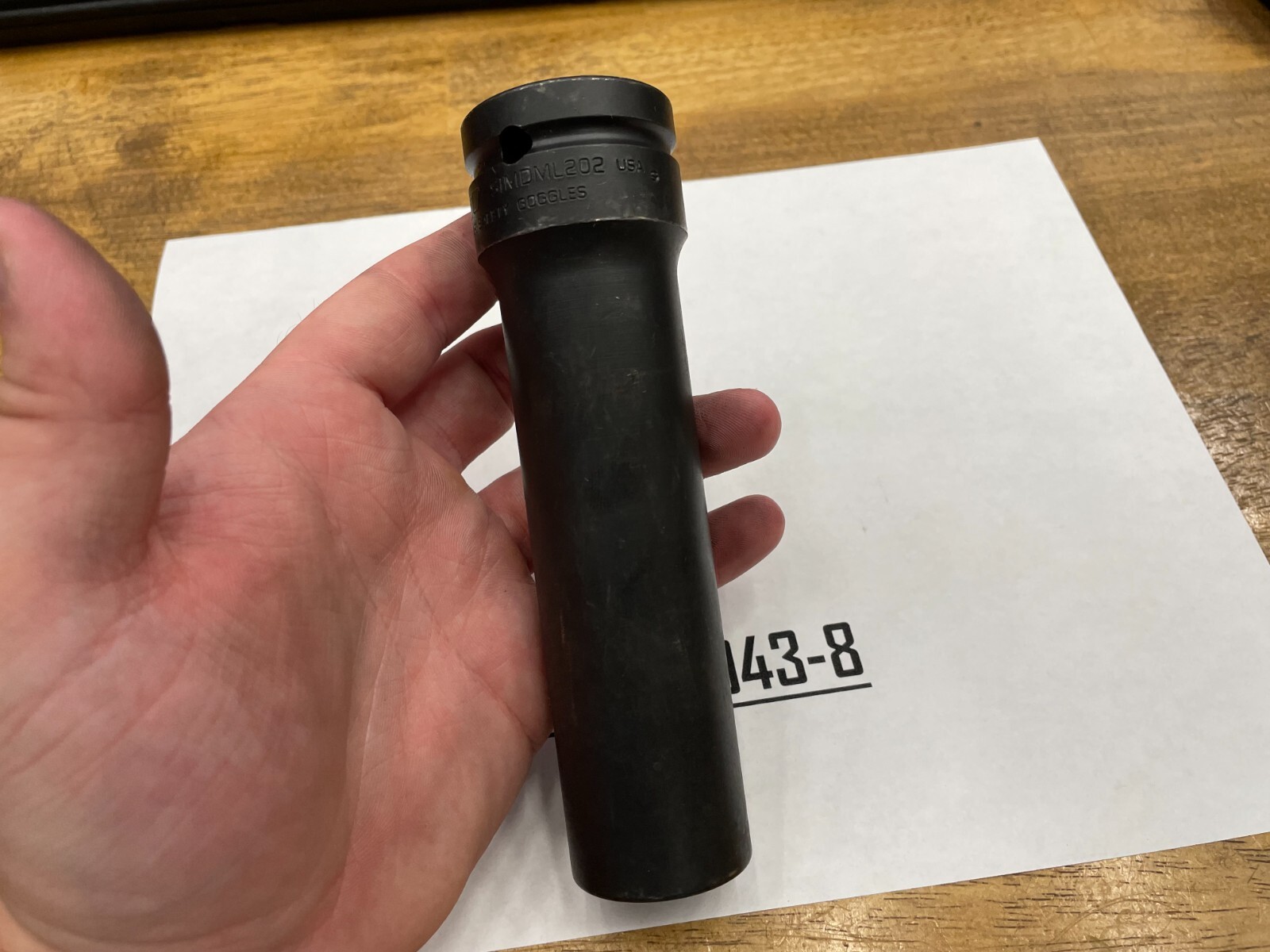 Snap-on Tools NEW 3/4″ Drive 20mm Metric 12pt Double Hex Impact Socket SIMDML202