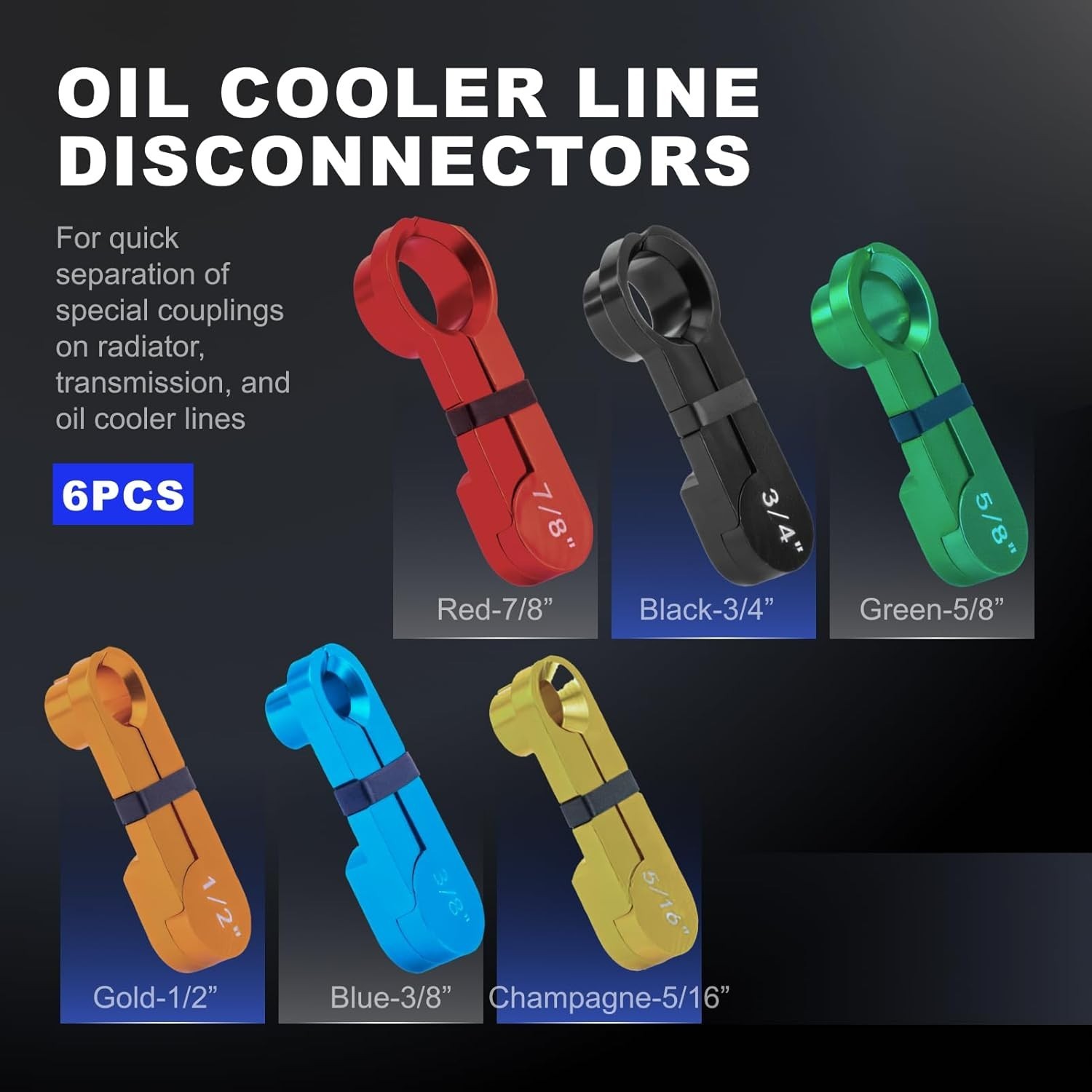 Master Quick Disconnect Tool Set 22pcs Premium Fuel Line Disconnect Tool Set New