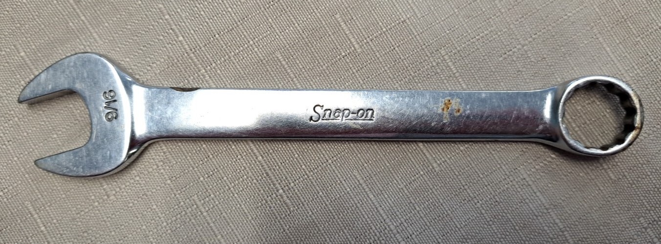 Snap On 9/16” 12 Point Short Combination Wrench SAE Snap On – (OEX180)