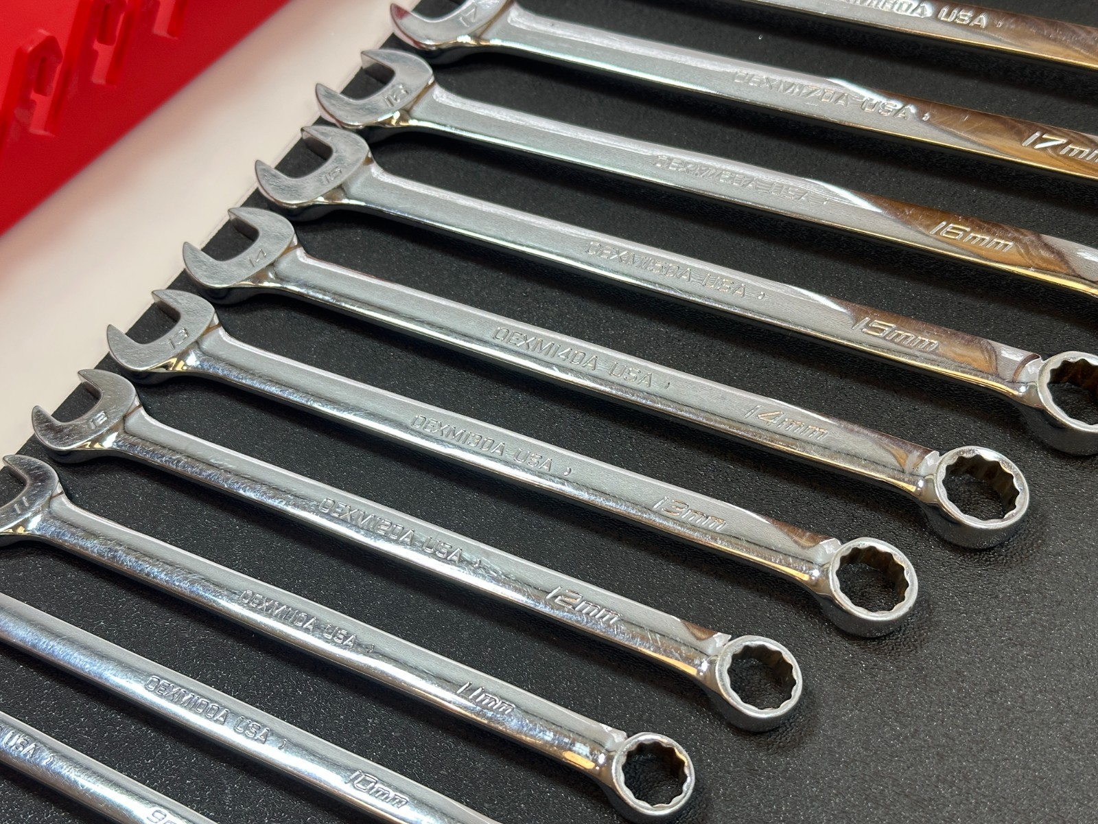 🇺🇸 Snap On Tools USA 14pc Metric 6-19mm Combination Wrench Set OEXM710 + 6-9mm