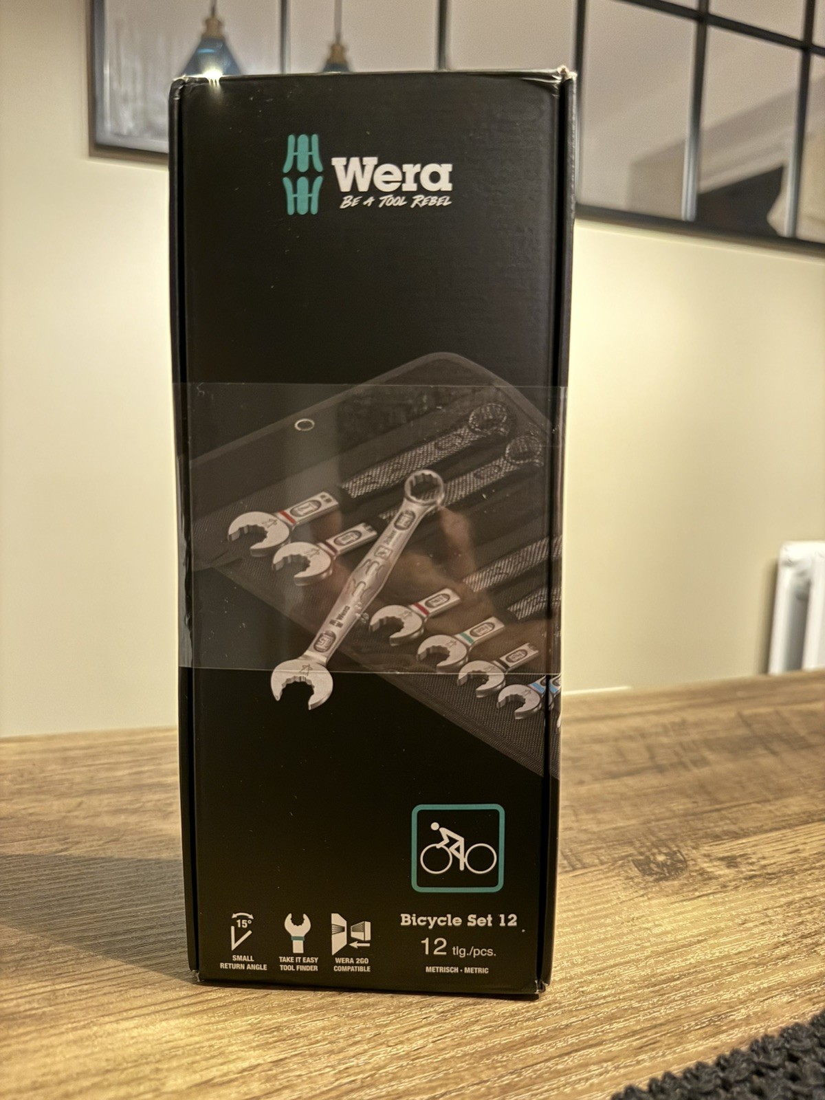 Wera 05004181001 Bicycle Ring Spanner, 12-Piece Set Sealed New