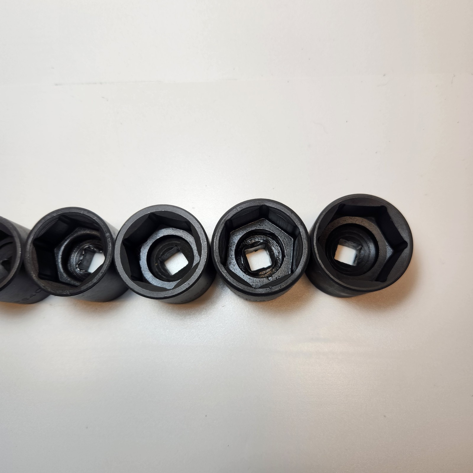 NAPA Professional Impact Socket Set of 16pcs 1/2 Drive USA NTP-612 to NTP-648