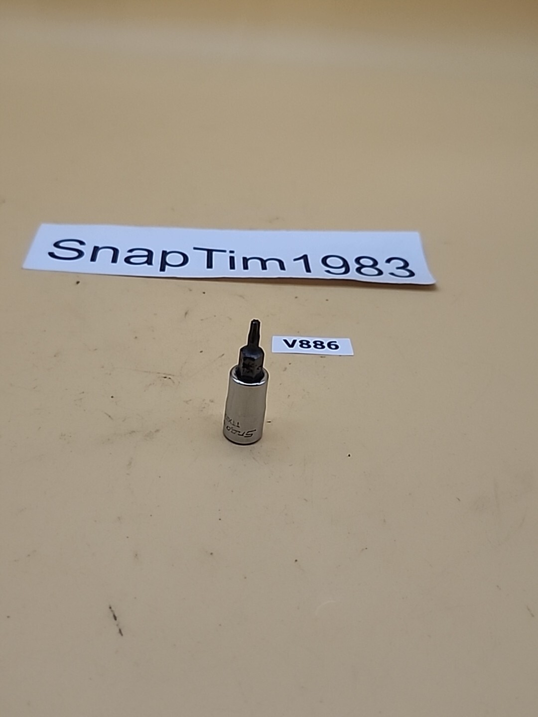 Snap-o On Tools TTX10E 1/4 Dr T10 Standard TORX Bit Chrome Socket Driver USA