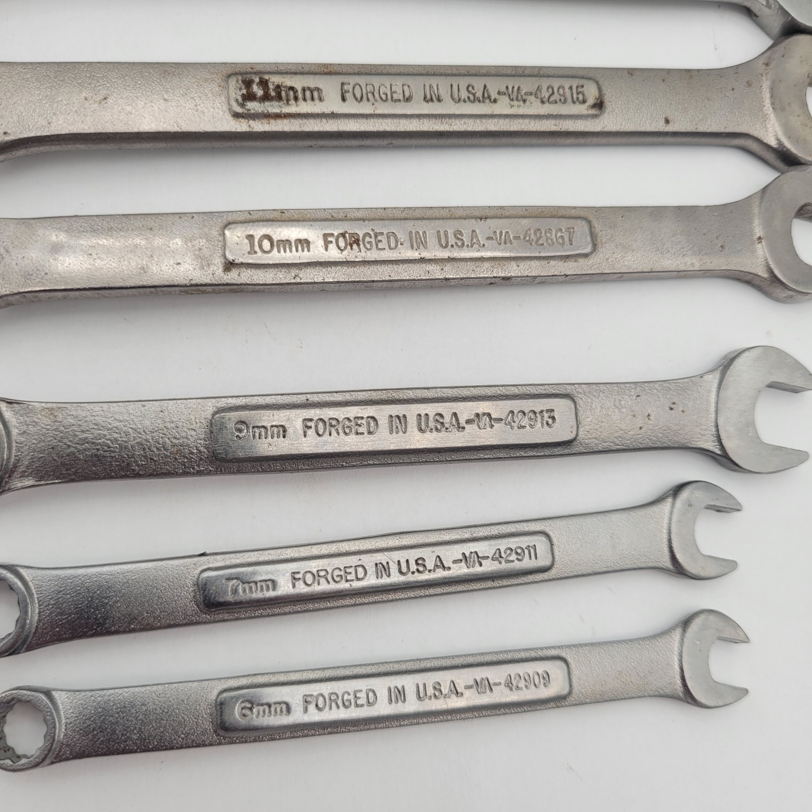 CRAFTSMAN USA Metric 12pt Combination 10pc Wrench Set 6mm to 16mm -V^- VV Lot
