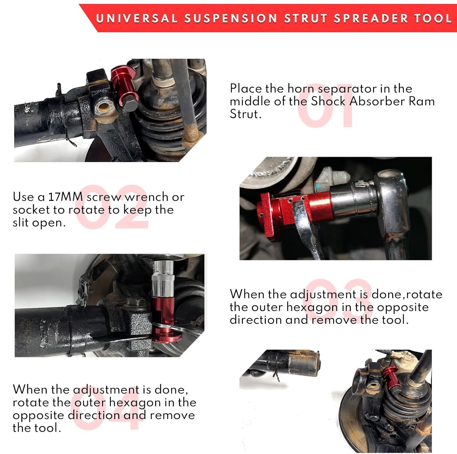Suspension Strut Spreader Tool Universal Car Strut Shock Absorber Removal Tool